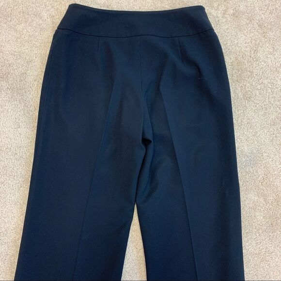 Jones New York essentials black work career lined dress pant trousers 6 - Picture 4 of 14